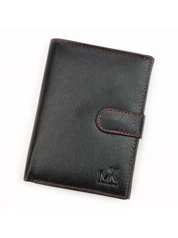 Pánská peněženka Money Kepper CC 5400B kožená černo-červená s magnetickou klopou