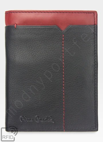 Pánská peněženka Pierre Cardin Kožená černá + červená Tilak14 326 Sahara