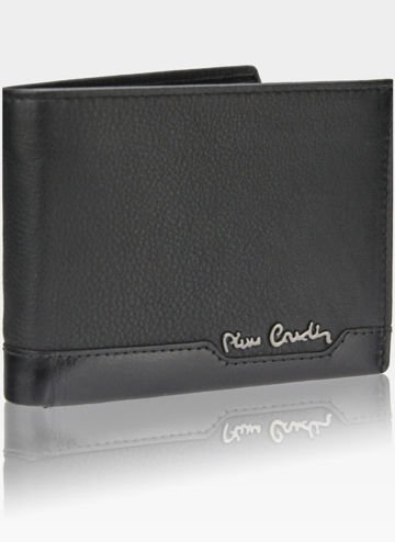 Pánská peněženka Pierre Cardin Kožená horizontální černá Tilak37 8805