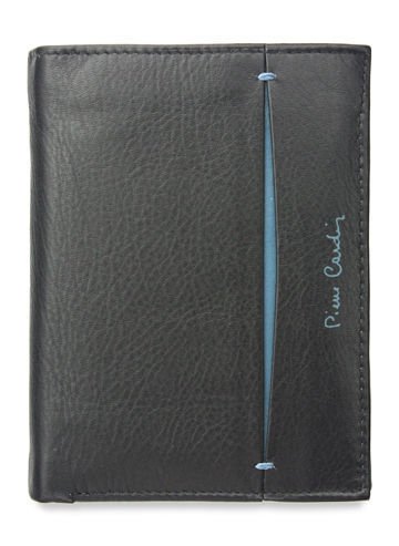 Pánská peněženka Pierre Cardin Leather Black and Blue Tilak07 326
