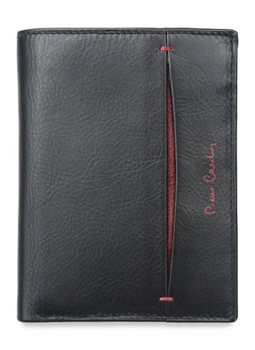 Pánská peněženka Pierre Cardin Leather Classic Black TILAK07 330 RFID Black + Red