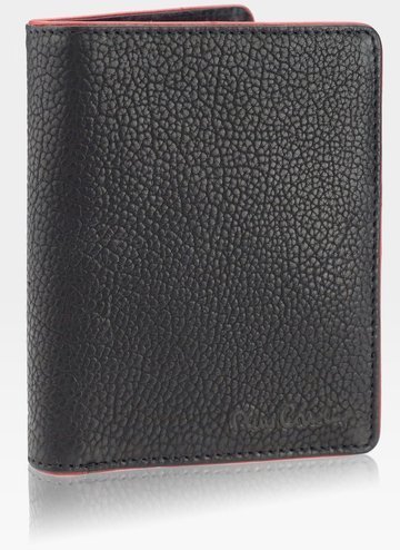 Pánská peněženka Pierre Cardin Leather Classic Tumble 326 RFID Black+red