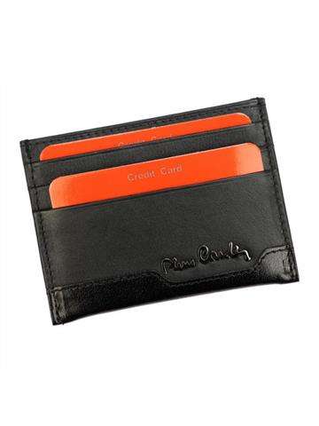 Pánská peněženka Pierre Cardin TILAK37 475 Kožená černá horizontální kapsa na karty