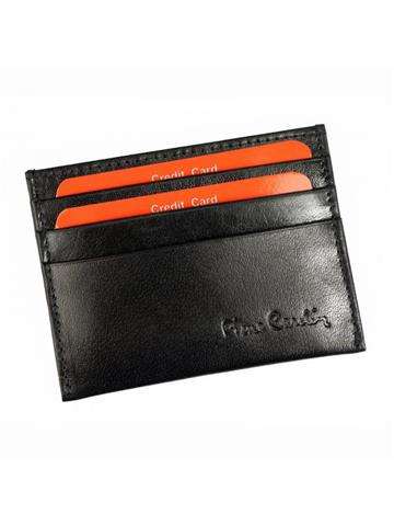 Pánská peněženka Pierre Cardin TILAK52 475 Kožená černá horizontální kapsa na karty