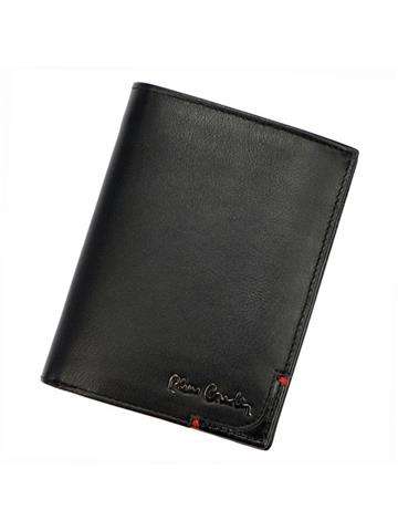 Pánská peněženka Pierre Cardin TILAK75 331 z pravé kůže černá s RFID Secure a logem výrobce