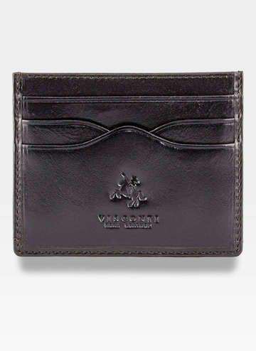 Pánská peněženka Small Visconti Přírodní kůže MZ1 Černá