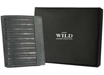 Pánská vertikální kožená peněženka - Always Wild