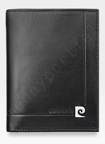 Pánská vertikální peněženka Pierre Cardin Kožená černá YS507.1 331