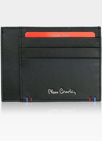 Pánské kožené pouzdro na karty Pierre Cardin Slim Case Tilak22 P020 Black