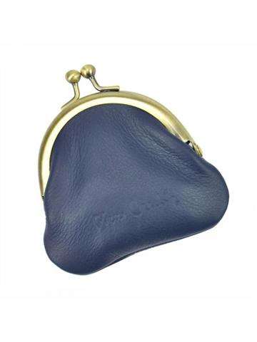 Pierre Cardin B-7790 Dámská Kožená Peněženka Modrá Malý Portmonka na Mince ze Skóry Naturalnej