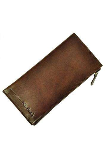 Pierre Cardin PSP01 8847 Dámská peněženka z pravé kůže tmavě hnědá