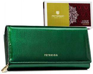 Prostorná dámská kožená peněženka se systémem RFID - Peterson