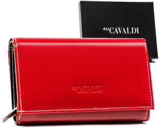 Velká dámská kožená peněženka s RFID - systém 4U Cavaldi