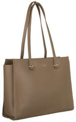 Velká dámská nákupní taška z ekologické kůže - David Jones