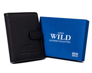Velká kožená pánská peněženka ve vertikální orientaci - Always Wild