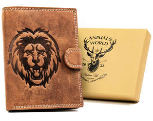 Velká vertikální pánská peněženka z pravé kůže - Always Wild