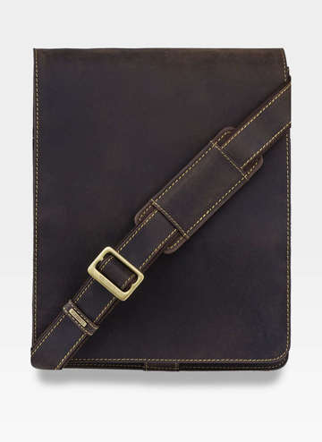 Visconti 18410 Jasper Odolná a módní taška přes rameno z přírodní kůže