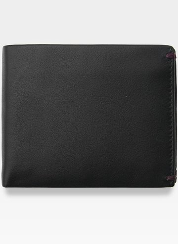 Visconti Alpine AP62 Pánská kožená peněženka černá + fialová