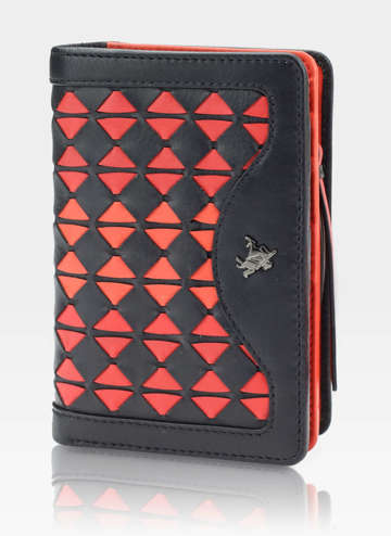 Visconti BR-75 Dámská kožená peněženka červená