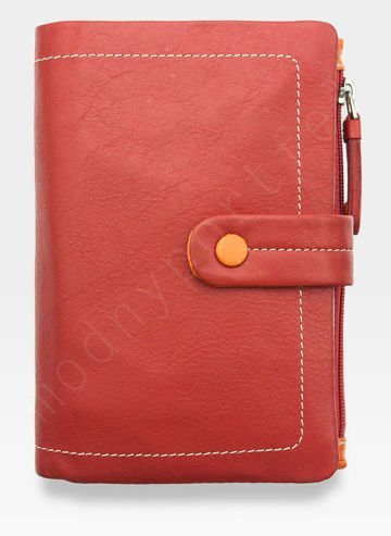 Visconti Dámská kožená peněženka M87 Červená Multi