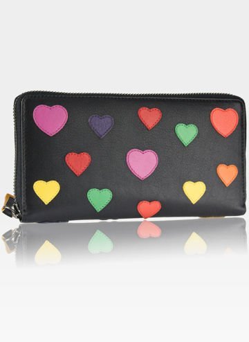 Visconti Dámská kožená peněženka Mulikolor LV-5 Hearts