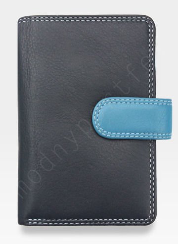 Visconti Dámská kožená peněženka RAINBOW RB51 Modrá Multi