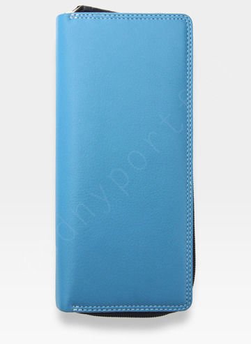 Visconti Dámská kožená peněženka RAINBOW RB55 Modrá Multi