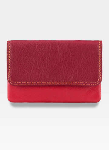 Visconti Dámská peněženka malá s prostorem na klíče Kožená RB99 Červená