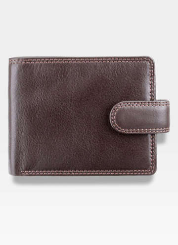 Visconti Heritage HT13 Střední kožená pánská peněženka tmavě hnědá