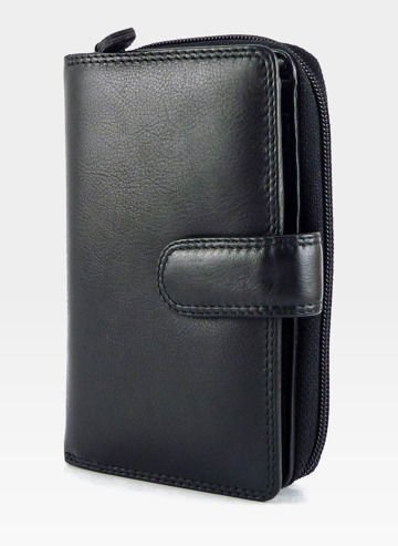 Visconti Heritage HT33 Dámská kožená peněženka černá