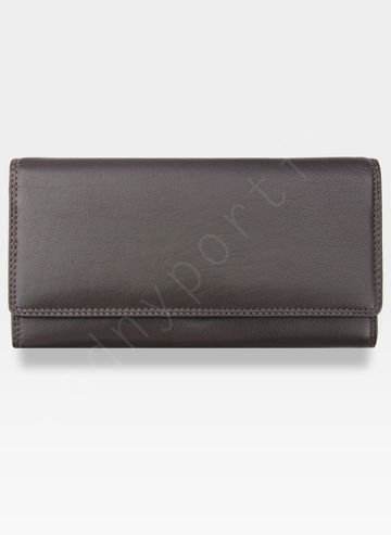 Visconti Heritage HT35 Dámská kožená peněženka Chocolate