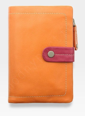 Visconti M87 Dámská kožená peněženka Oranžový multi