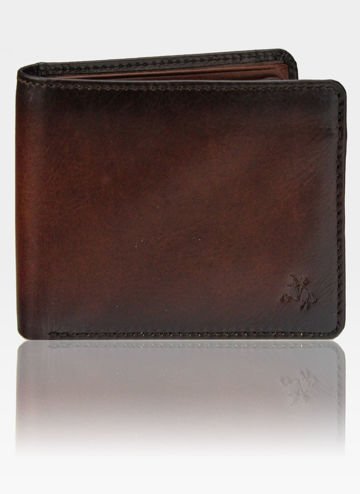 Visconti Pánská kožená peněženka AT-60 Hnědá RFID Tap&amp;Go
