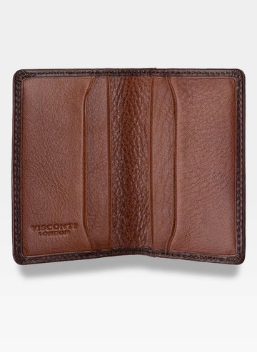Visconti Pánská střední kožená peněženka AT55 Hnědá