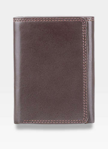 Visconti Pánská střední kožená peněženka HT18 Dark Hnědá