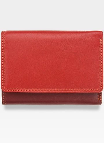 Visconti RAINBOW Dámská kožená peněženka RB39 Červená Multi