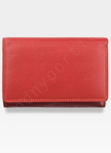 Visconti RAINBOW Dámská kožená peněženka RB43 Červená Multi