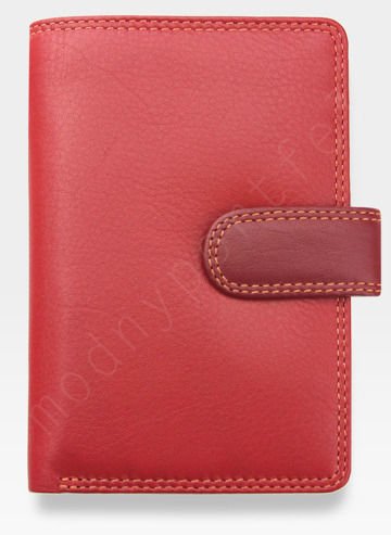 Visconti RAINBOW Dámská kožená peněženka RB51 Červená Multi