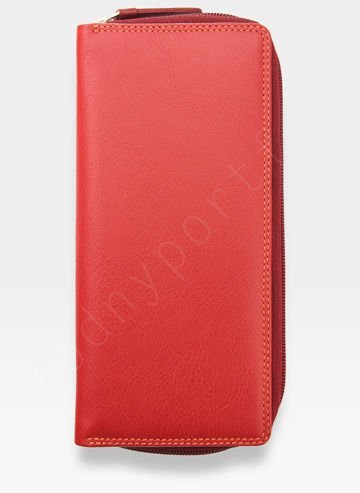 Visconti RAINBOW Dámská kožená peněženka RB55 Červená Multi