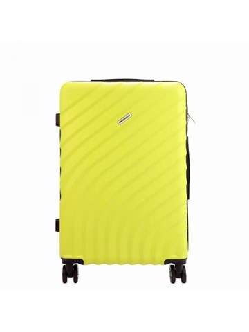 Žlutá Střední Cestovní Kufr Gregorio W6007 S24 z Odolného ABS Materiału s Otočnými Kolečky a Bezpečnostním Zámkem