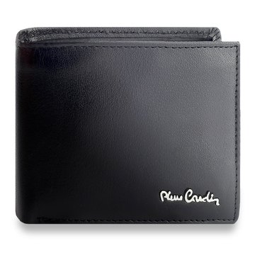 Pánska peňaženka Pierre Cardin YS602 323 Kožená čierna horizontálna RFID SECURE