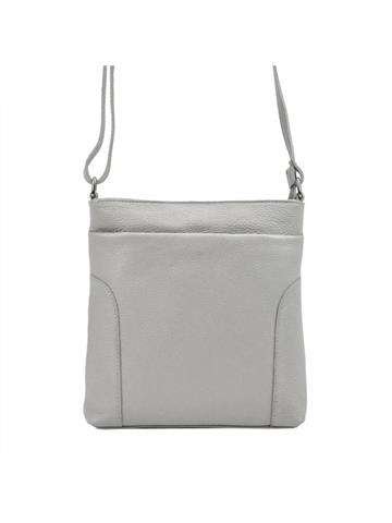 PATRIZIA Dámska kožená kabelka 417-013 Ash Crossbody Purse