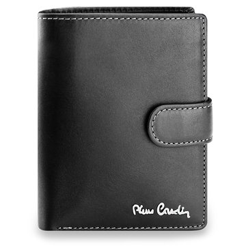 Pánská peněženka Pierre Cardin YS604 326A Kožená černá s bezpečnostním RFID a magnetickou klopou na západku