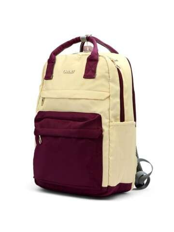 Ekologická taška A4 Ormi 99247# béžová + fialová