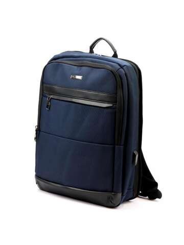Námořnicky modrý unisex batoh B.Cavalli BC1323 městský batoh s popruhy A4
