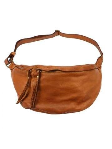 Dámská Kožená Taška VS 019 Shopperbag Hnědá s Zlatými Kováními