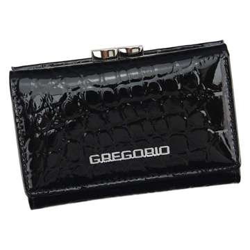 Dámská peněženka Gregorio BC-117 Přírodní kůže černá horizontální s funkcí RFID SECURE
