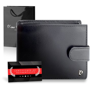 Pierre Cardin Elegantní kožená peněženka s ochranou RFID Dárková taška a certifikát