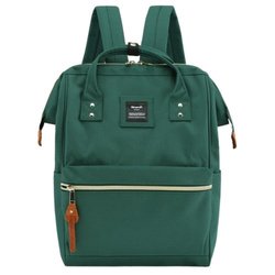 Zelený batoh na notebook s USB a vreckami - Himawari