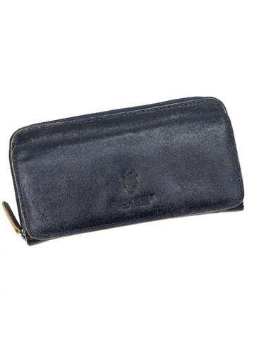 Dámska peňaženka Harvey Miller Polo Club 1221 689 Kožená modrá